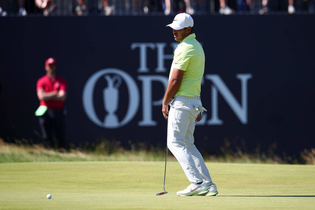 Brooks Koepka dejected